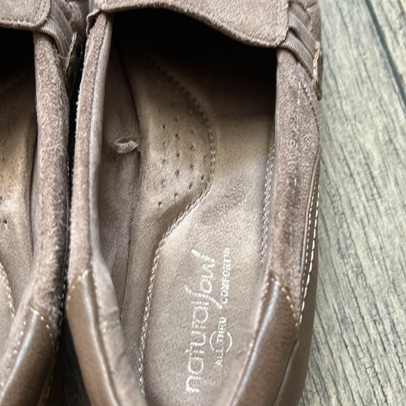 Natural Soul by Naturalizer Suede Loafers with Leather Size 9 - Picture 6 of 10